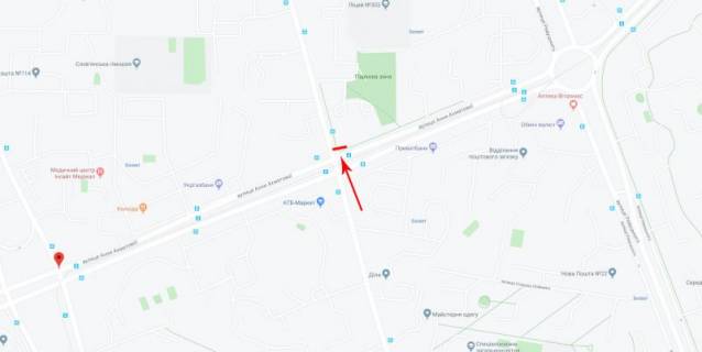 Billboard  in Kyiv, 3x6  50.4116061500, 30.6380309400, scheme