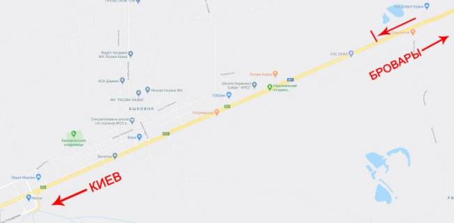 Billboard  in Kyiv, 12x4  50.4814848500, 30.7044639000, scheme