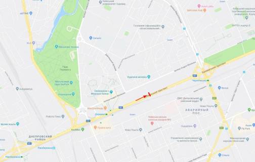 Billboard  in Kyiv, 3x6  50.4589570200, 30.6222263100, scheme