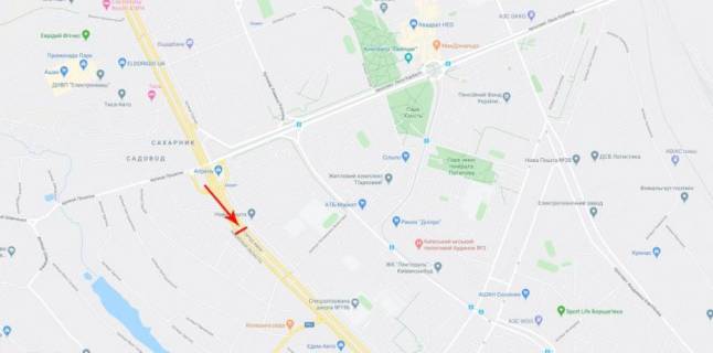 Megaboard A in Kyiv, 12x4  Kil'ceva doroga 20, vid Kurbasa pr-t, Peremogi pr-t, do Odes'koi pl. scheme