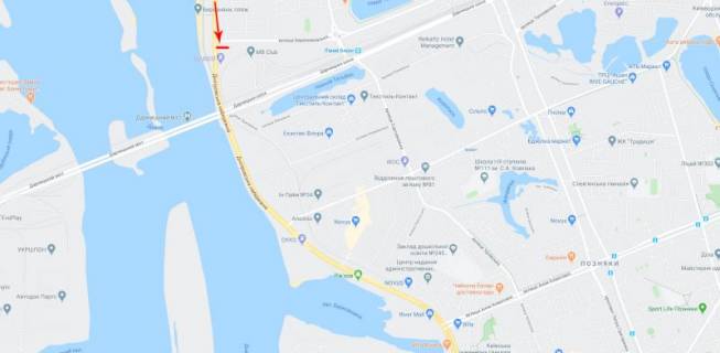 Billboard  in Kyiv, 2x4  50.4216643900, 30.5928093200, scheme