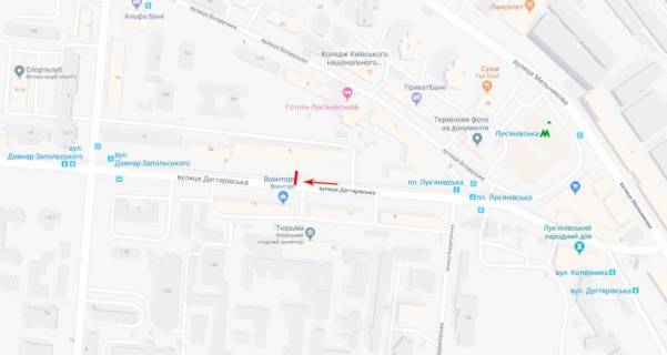 Billboard  in Kyiv, 3,14x2,3  50.4620163000, 30.4770521800, scheme