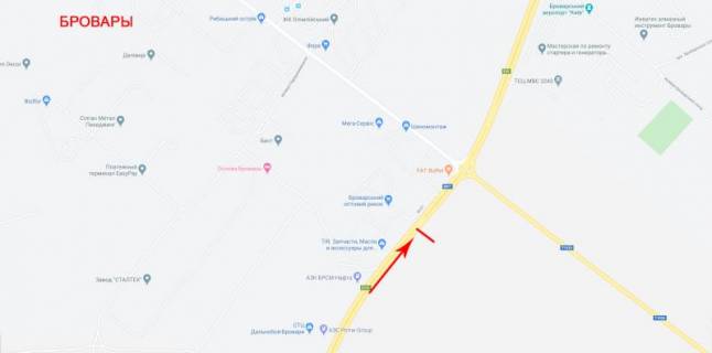 Billboard  in Kyiv, 3x6  50.5005599200, 30.8379354000, scheme