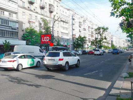 Video Billboard A in Kyiv, 3,14x2,32  Velika Vasil'kivs'ka st. 120 , "Palac Ukraina", ruh v napramku centru - 410088 Photo 1