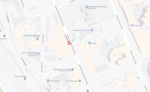 Billboard  in Kyiv, 1,2x1,8  50.4190269100, 30.5166116200, scheme