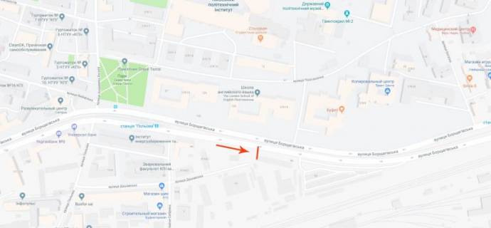 Scrolller, Scroll A in Kyiv, 3,14x2,32  Borsagivs'ka st. 97-A - st. Politehnicna, v centr - 183953 scheme