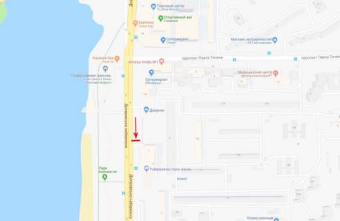 Scrolller, Scroll B in Kyiv, 3,14x2,32  Dniprovs'ka naberezna. 5-A, Nova Posta, Svit Matrasiv - 176500 scheme