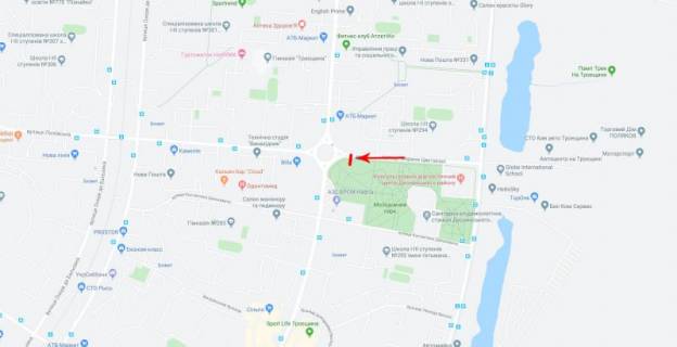 Billboard  in Kyiv, 3x6  50.5228126056, 30.6210892010, scheme