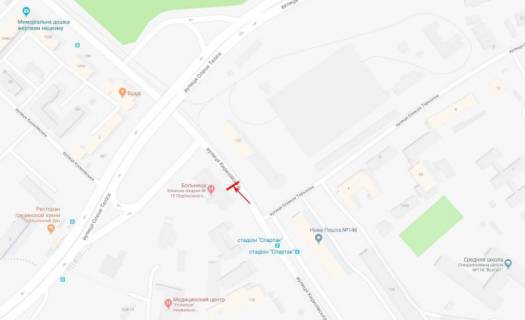Video Billboard B in Kyiv, 3,14x2,32  Кирилівська (Фрунзе) вул. 107, рух в напрямку вул. О. Теліги - 617871 scheme