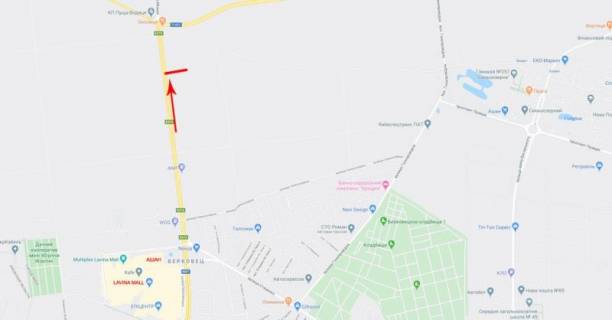 Megaboard A in Kyiv, 12x4  Mis'ka st., ruh v napramku KM "Pusa Vodica" scheme