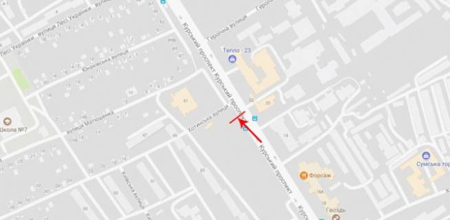 Billboard B in Sumi Kurs'kij pr-t 45 scheme