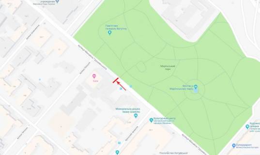 Cityscroll B in Kyiv, 1,2x1,8  Grusevs'kogo Mihajla st. 26/1 - st. Lips'ka, ruh v napramku z centru scheme