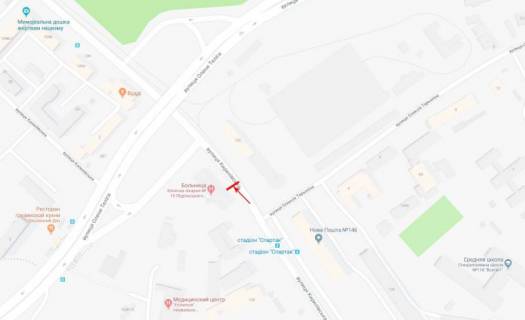 Video Billboard B in Kyiv, 3,14x2,32  Kirilivs'ka (Frunze) st. 107, ruh v napramku st. O. Teligi - 391432 scheme