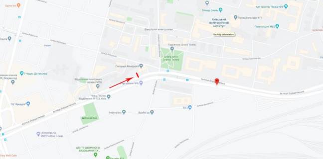 Billboard  in Kyiv, 2,15x4,05  50.4466028100, 30.4518856400, scheme