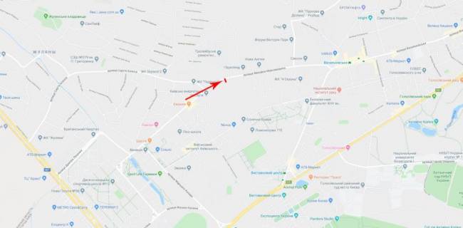 Prismatron, Prism A in Kyiv, 3x6  Maksimovica Mihajla st. 32a, ruh v napramku st. m. "Vasil'kivs'ka" - 319036 scheme