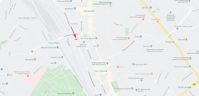 Billboard  in Kyiv, 3,14x2,3  50.4268934000, 30.5118978000, scheme