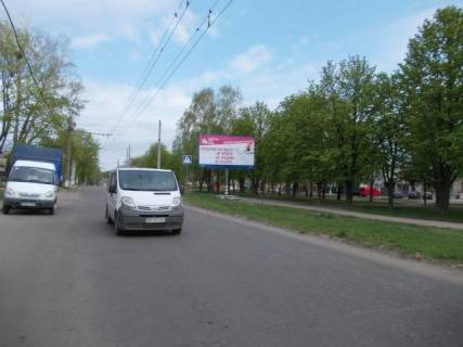 Billboard B in Sumi Banderi Stepana st., bila  Zasumskaa st. Photo 1
