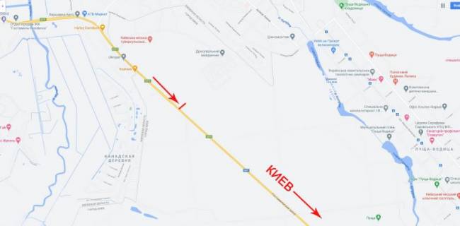 Billboard  in Kyiv, 3x6  50.5436150696, 30.3101620868, scheme