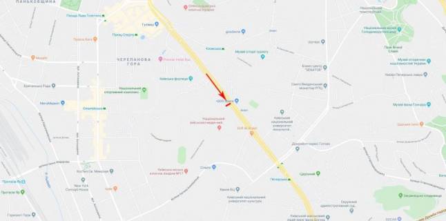 Cityscroll A in Kyiv, 1,2x1,8  Lesi Ukrainki bul'v. 20, ruh v napramku st. m. "Pecers'ka" scheme