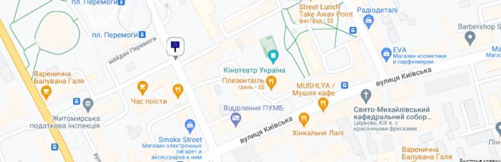 Non-Standard B in Zhytomyr st. Hlibna 16/st.Gogolivs'ka 1 (Hlebnij rinok, Sil'po, Fokstrot) scheme