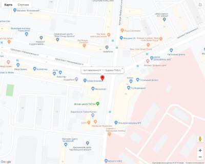 Prismatron, Prism A in Chernivtsi pr-t Nezaleznosti 111 Budinok Pobutu - 459972 scheme