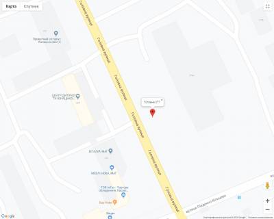 Billboard A in Chernivtsi Golovna 277 scheme