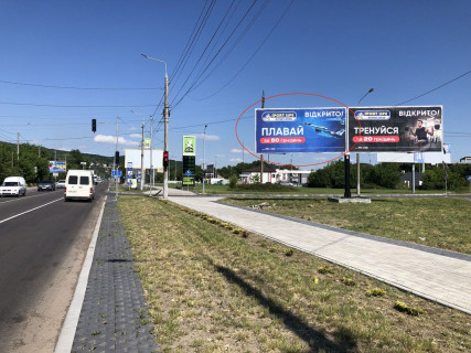 Billboard A in Chernivtsi, 6х3  Kalinivs'ka-Hotins'ka (zaizd na Kalinivs'kij rinok zi st. L'vova) livij Photo 1