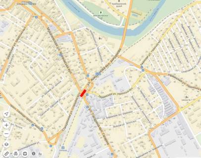 Billboard A in Uzhgorod, 6х3  Mukacivs'ka -Stancijna-Ukrains'ka  scheme