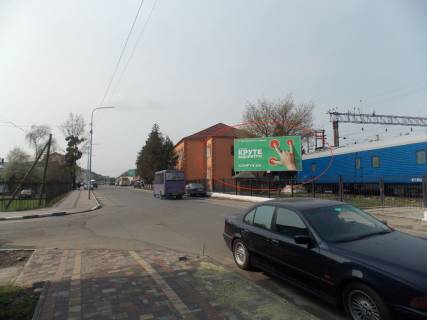 Billboard A in Stry, 6х3  Vokzal'na-Olesnic'kogo ( zaizd na vokzal'nu plosu) Photo 1