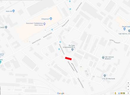 Billboard A in Ternopil, 6х3  Lozovec'ka, 34 a do Epientru ( livij) scheme