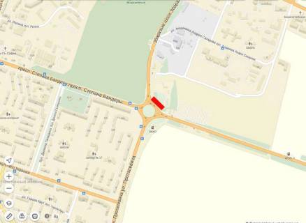 Billboard A in Ternopil, 6х3  Zbaraz'ke sose - Banderi -Protasevica (pravij) scheme