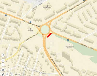 Billboard A in Ternopil, 6х3  Konoval'ca - st. Zluki scheme