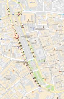 Non-Standard A in Lviv, 0,7*1,0  av.Svobodi scheme