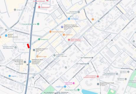 Scrolller, Scroll A in Lviv, 3,14х2,30  Кульпарківська, 60 - Героїв УПА - 588765 scheme