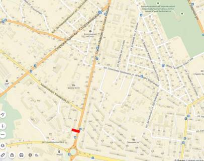 Billboard B in Chernivtsi, 6х3  Geroiv Majdanu, 174 scheme