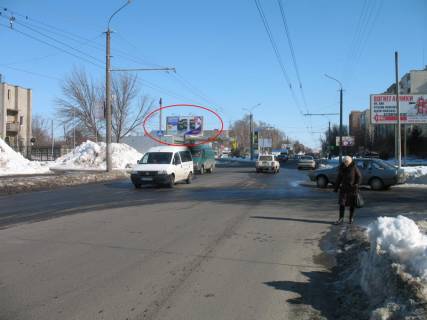 Billboard B in Lutsk, 6х3  Konakina B (Zapravka "OKKO") Photo 1