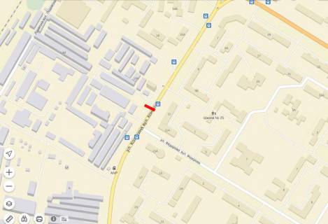 Billboard B in Lutsk, 6х3  Konakina B (Zapravka "OKKO") scheme