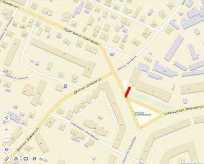 Billboard A in Ivano-Frankivsk, 6х3  b-r Pivnicnij - st. Dovga scheme