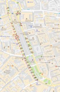 Non-Standard B in Lviv, 0,7*1,0  av.Svobodi scheme