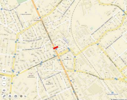 Billboard B in Chernivtsi, 6х3  Nezaleznosti -  Golovna scheme