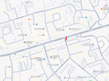 Scrolller, Scroll A in Lviv, 3,14х2,30  Сихівська, 1 (до вул. Зеленої від ТЦ "Іскра", А) - 574110 scheme