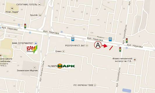 Scrolller, Scroll A in Lviv, 3,14х2,30  Наукова – Тролейбусна (с/м АТБ) - 586965 scheme