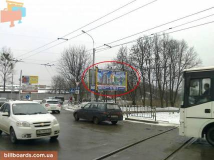 Billboard A in Lviv, 6х3  Zelena, 143a  No2  (pereizd bila st. Dz. Vasingtona) A Photo 1