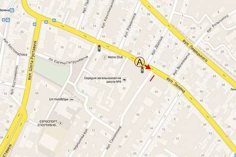 Scrolller, Scroll A in Lviv, 3,14х2,30  Zelena - st. Samijlenka - 188061 scheme