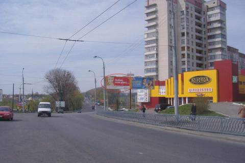 Billboard A in Rivne, 6х3  Kulika i Gudaceka -  Dubens'ka (livij) Photo 1
