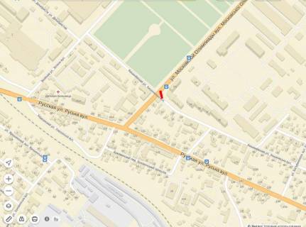 Billboard A in Chernivtsi, 6х3  Sic. Stril'civ-Kisinivs'ka (povorot z Rus'koi) scheme