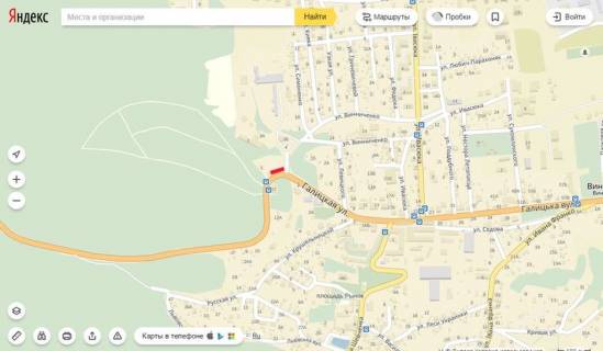 Billboard A in Vinniki, 6х3  st. L'vivs'ka, (viizd zi L'vova, v"izd v misto Vinniki #1 (Zapravka OKKO) scheme