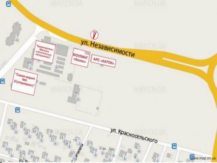 Billboard B in Chernihiv Nezaleznosti, st., 12a-B scheme