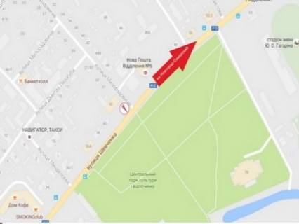 Billboard B in Chernihiv perehr. Sevcenko ta Petrovs'kogo B scheme