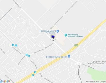 Billboard A in Dnipro (Dnipropetrovsk) st.Serbini, 25a scheme